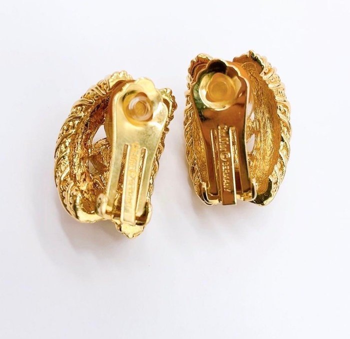 Christian Dior - Clip-on earrings Gold-plated Pearl - Image 5