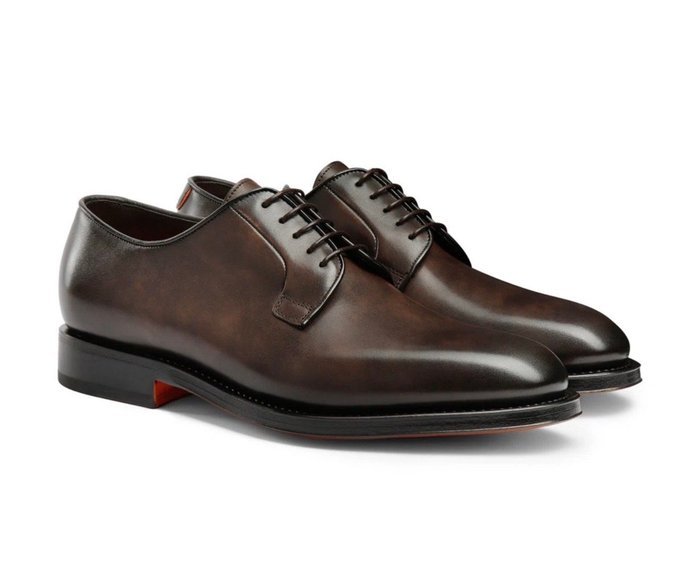 Santoni - Lace-up shoes - Size: EU 41.5 - New in box