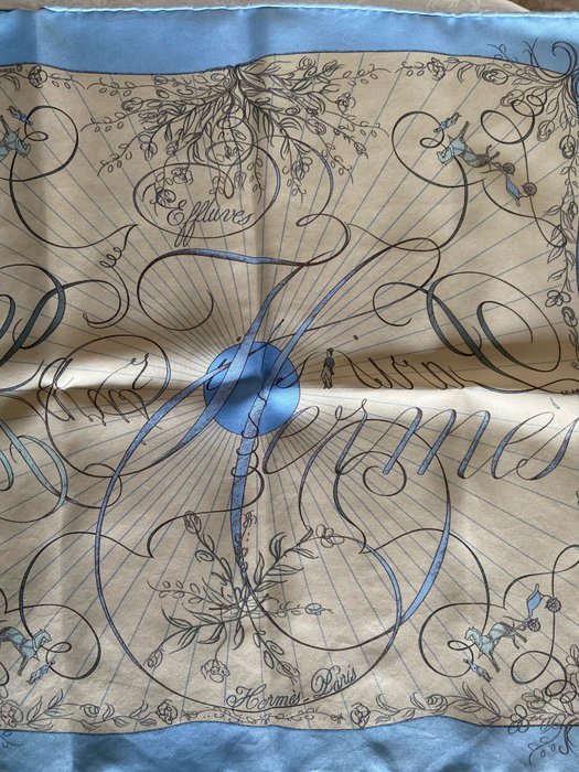 Hermès - " Effluves" by Zoè Pauwels 2003 - Scarf - Image 2