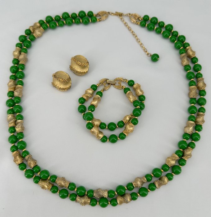 Trifari - Gold-plated - Parure - Image 2