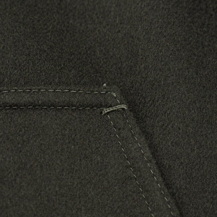 ISAIA NAPOLI - 50 IT - Varsity Bomber Jacket Dark Green 100% Cashmere - Bomber jacket - New with tags - Image 5