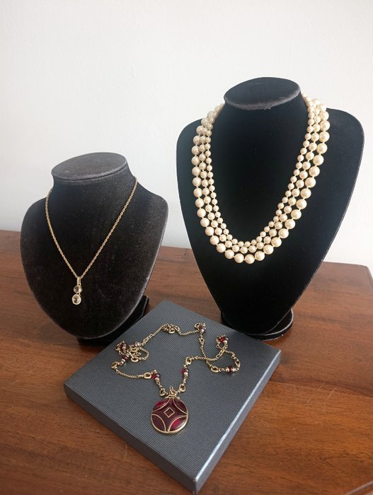 Monet - Gold-plated - Necklace - Three Monet necklaces - Image 2
