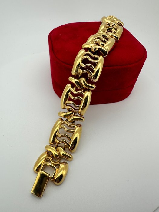 Monet - Gold-plated - Bracelet - 1980s - Image 2