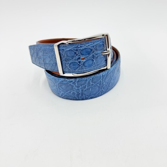 Santoni - Santoni exclusive alligatore belt new luxury line - Belt - Image 8