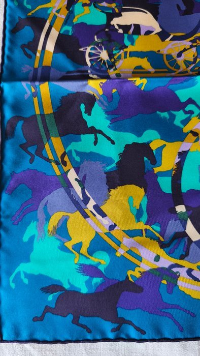 Hermès - EX-LIBRIS EN CAMOUFLAGE by Benoît-Pierre Emery. Gavroche - Foulard - Image 8