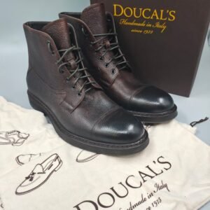Doucal's-Grained Leather-Toecap - Ankle boots - Size: EU 44 - New in box
