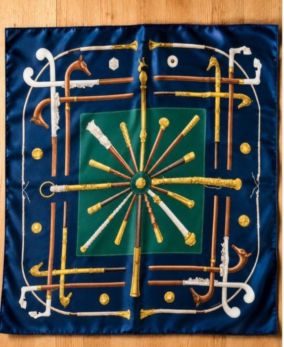 Hermès - Cannes et Pommeaux - Foulard