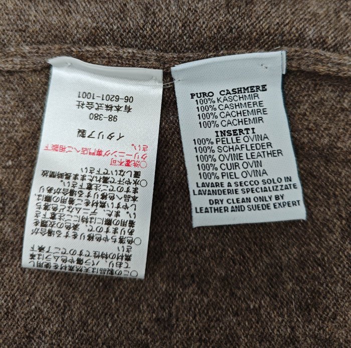 DELLA CIANA CASHMERE - 48 IT - Brown Bomber Zip Jacket Suede Leather - Cashmere - Bomber jacket - New with tags - Image 6