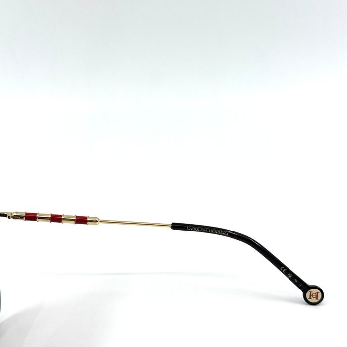 Carolina Herrera - *NEW* - Gold Metal - Brown Acetate - Sunglasses - Image 7