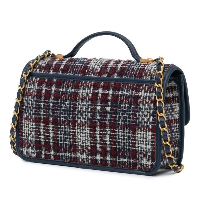 Chanel - Small Tweed School Memory Top Handle Flap - Bag - Image 2