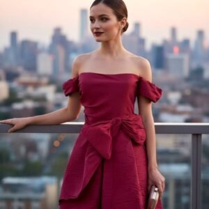 REDValentino – Minidress "Crinkled" in Taffetà - Taglia IT 40 / S - Occasion dress