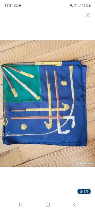Hermès - Cannes et Pommeaux - Foulard - Image 6