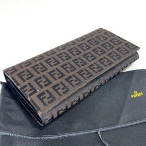 Fendi - Vintage Zucchino FF Monogram Canvas Bifold - Long wallet