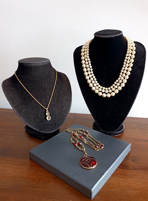 Monet - Gold-plated - Necklace - Three Monet necklaces