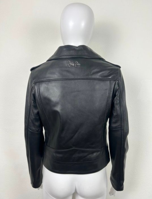 Philipp Plein - Biker Chiodo jacket - Retail €3850 - With Logo - Leather jacket - New with tags - Image 5