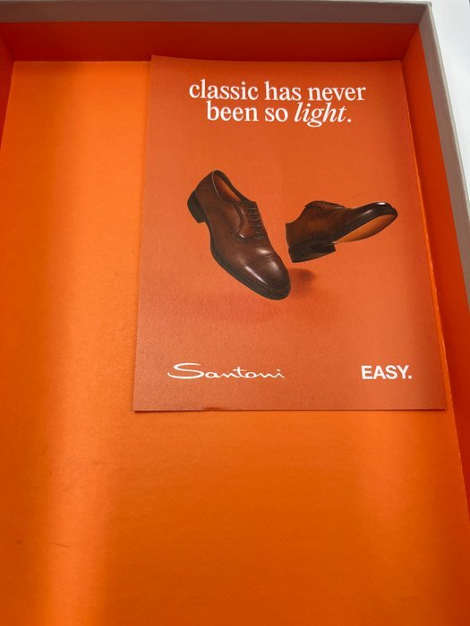 Santoni - Lace-up shoes - Size: EU 46 - New in box - Image 8