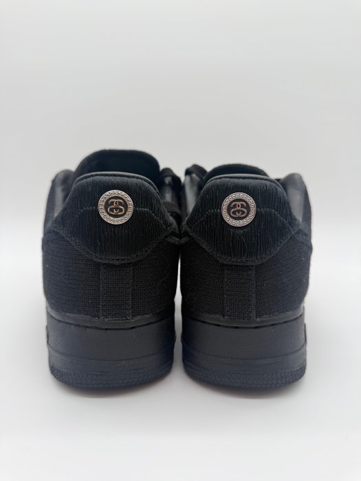 Nike - Nike Air Force 1 Low Stussy Black - Sneakers - Size: EU 45 - Image 4