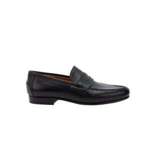 EDWARD GREEN - 7 UK - 41 IT - Leather Penny Loafer Shoes Handmade Blue Navy - Moccasins - Size: EU 41 - New in box