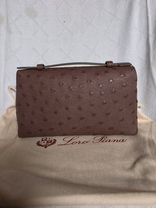 Loro Piana - L19 Extra Bag in Struzzo - Crossbody bag - Image 5