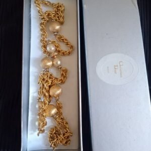 Christian Dior - Pearl - Gold-plated - Necklace