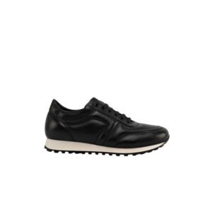 TESTONI BOLOGNA - 6 UK / 40 IT - Black Padded Sneaker Shoes Sport Nappa - Sneakers - Size: EU 40 - New with tags