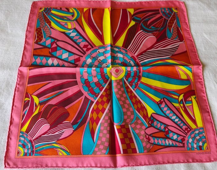 Hermès - LES FLOTS DU CHEVAL by Joachim Metz. Gavroche - Foulard - Image 2
