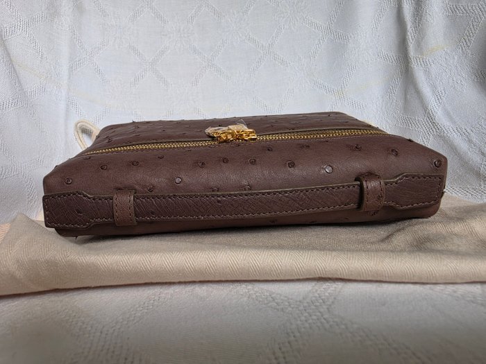 Loro Piana - L19 Extra Bag in Struzzo - Crossbody bag - Image 6