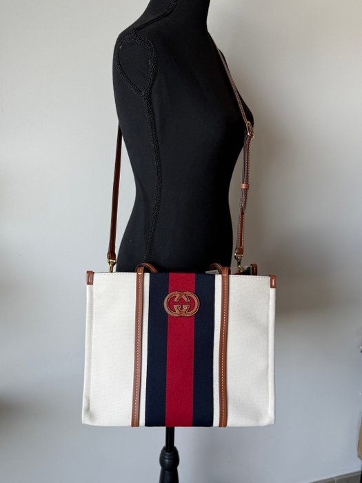 Gucci - Gucci Interlocking GG Web Canvas - Handbag - Image 4