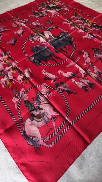 Hermès - LA CAMARGUE by Lamotte. 1961 - Foulard - Image 6