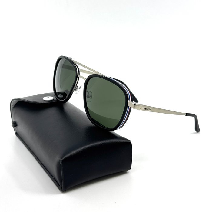 Other brand - Vuarnet - *NEW* - Silver Metal - Green Lenses - Sunglasses