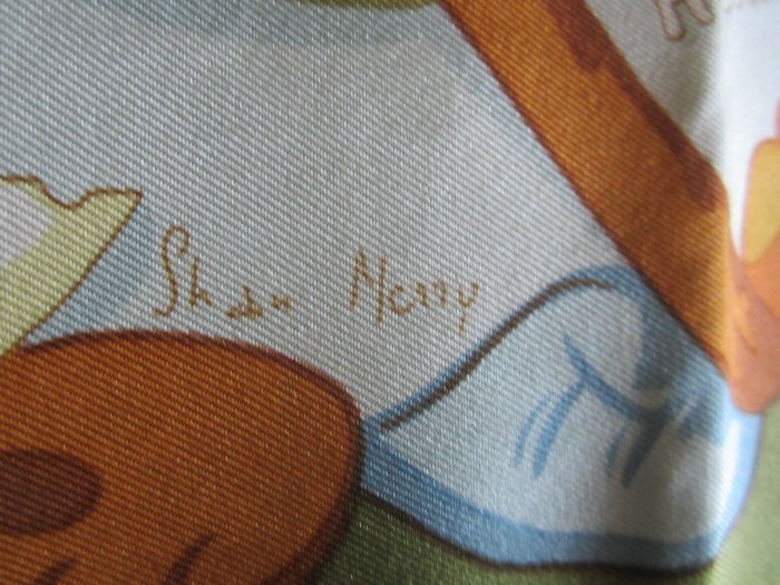 Hermès - BAROQUE DE SHANN MENEY DE 1972 UNIQUE EDITION - Foulard - Image 5
