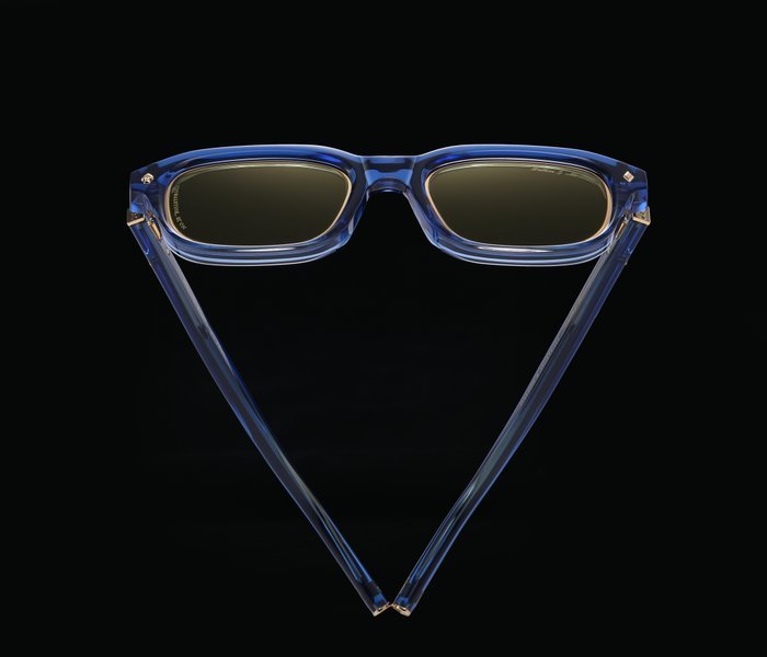 Handmade - Walton & Mortimer No.28 Codename: "Bulletproof" Unit 21/99 "Deep Sea Blue Color" - Sunglasses - Image 5