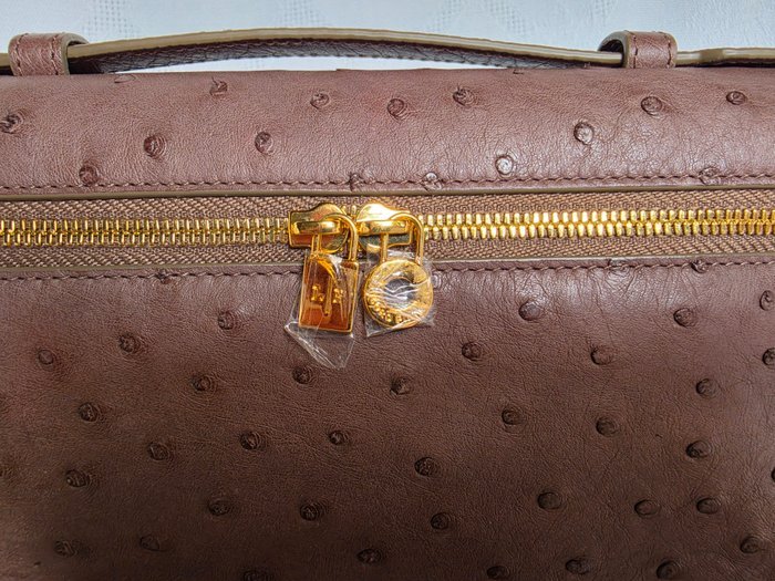 Loro Piana - L19 Extra Bag in Struzzo - Crossbody bag - Image 3