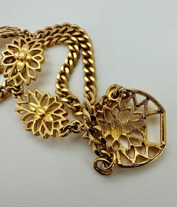 Monet - Gold-plated - Bracelet - 1970s - Image 7