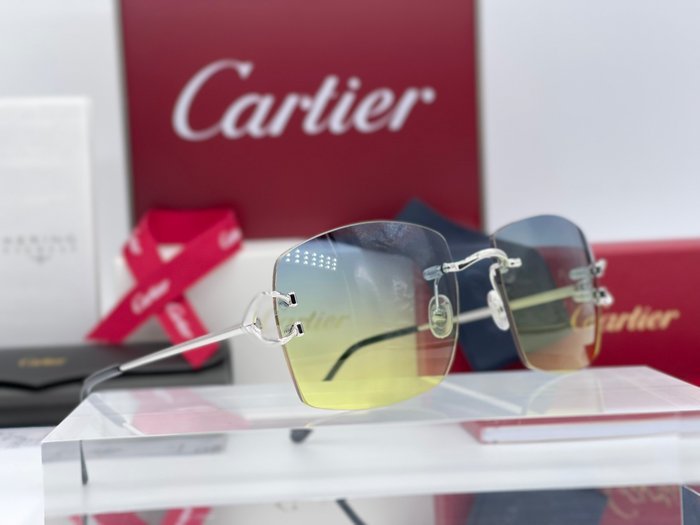 Cartier - New Piccadilly Silver Gold Planted 18k (No Customs Duties) - Sunglasses