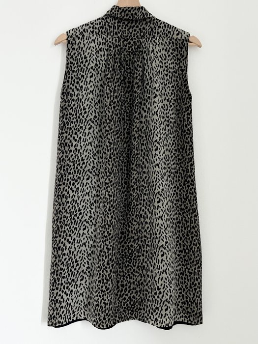 Saint Laurent - by Hedi Slimane – 100%silk -leopard printed- size 36FR (S) - Dress - Image 8