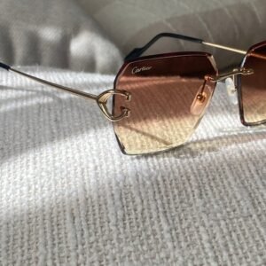 Cartier - C Decor Rimless - Sunglasses