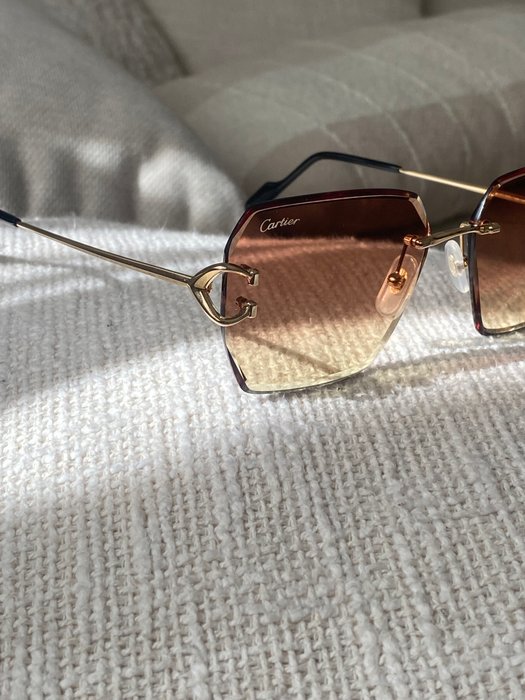 Cartier - C Decor Rimless - Sunglasses