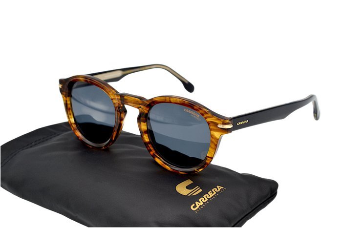 Carrera - 300S EX4IR - Round Acetate Design - Grey Lenses - *New* - Sunglasses - Image 2