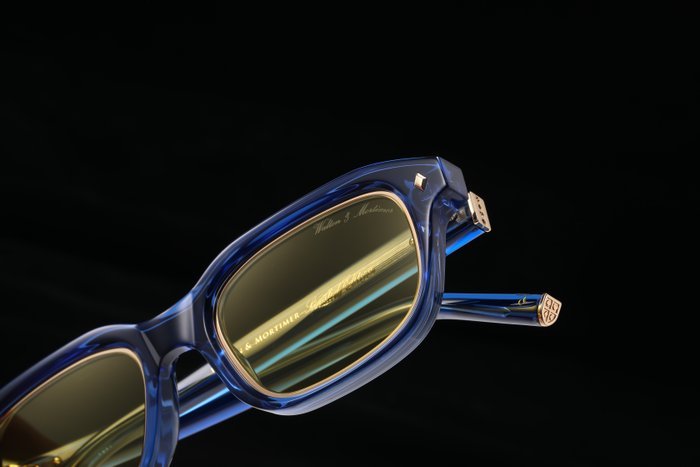 Handmade - Walton & Mortimer No.28 Codename: "Bulletproof" Unit 21/99 "Deep Sea Blue Color" - Sunglasses - Image 4