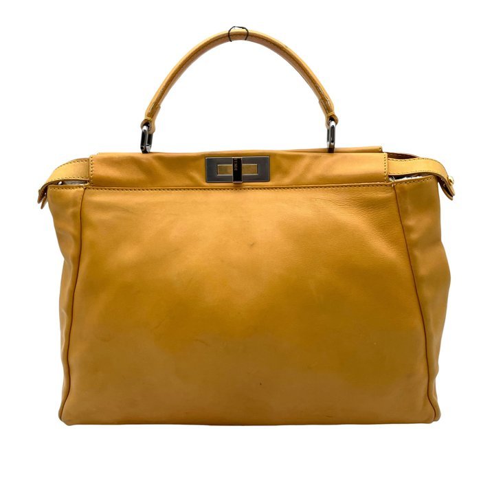 Fendi - Peekaboo Leather 2WAY Tote Bag - Tote bag - Image 2