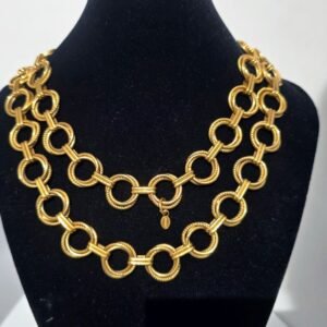 Monet - 1970s Jane Birkin style - Necklace - Chunky