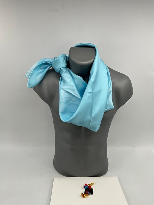 Burberry - 90/90 cm/SILK - Scarf - Image 6