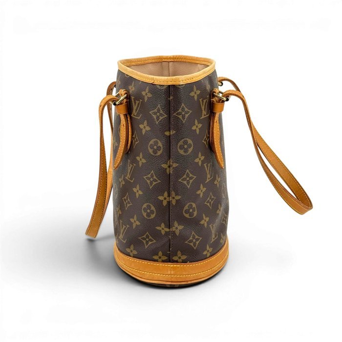 Louis Vuitton - Bucket PM Monogram Canvas Brown Shoulder Bucket Bag M42238 - Tote bag - Image 3