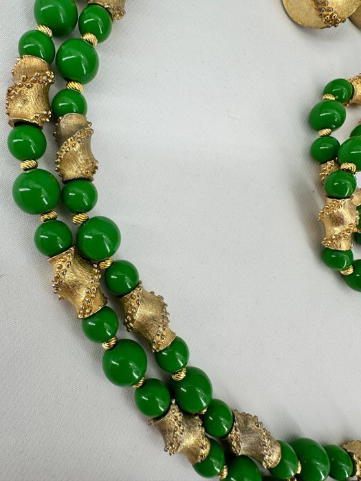 Trifari - Gold-plated - Parure - Image 7
