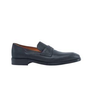 TESTONI BOLOGNA - 8 UK - 42 IT - Blue Loafer Shoes Saffiano Soft Calf - Loafers - Size: EU 42 - New in box