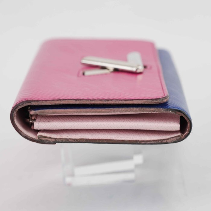 Louis Vuitton - Twist Epi Leather Long Wallet Pink Blue Silver Hardware Made in France - Wallet - Image 6