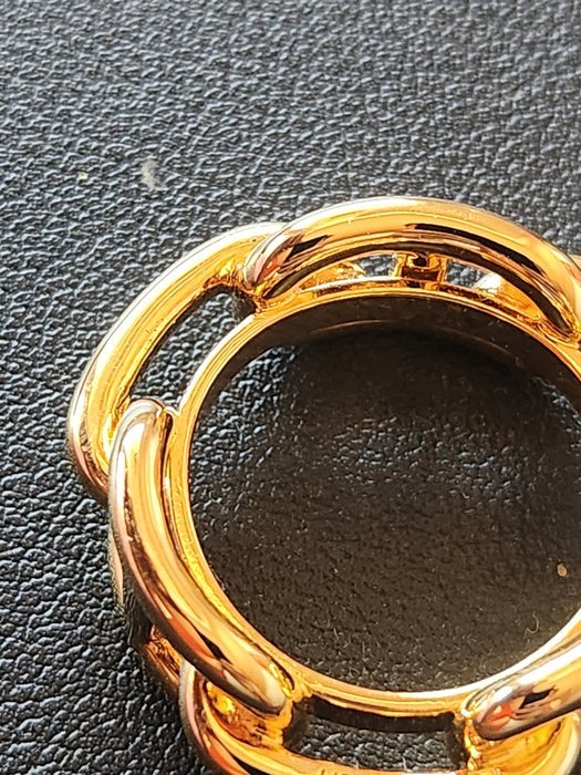 Hermès - Gold-plated - Scarf ring - Image 5