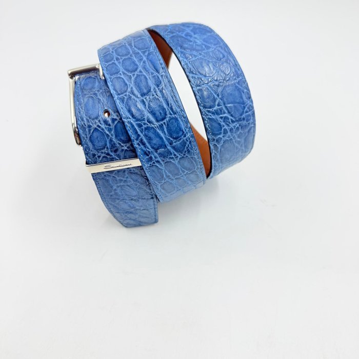 Santoni - Santoni exclusive alligatore belt new luxury line - Belt - Image 7