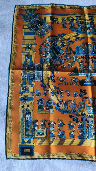 Hermès - ASTRES ET SOLEILS by Annie Faivre. Gavroche - Foulard - Image 4